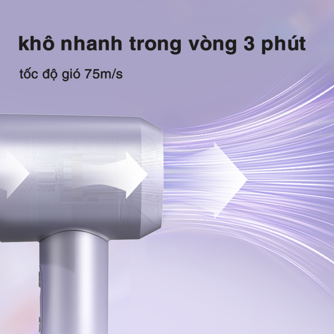 Máy sấy tóc ion âm tốc độ cao T30 Plus